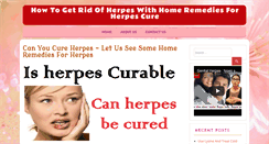 Desktop Screenshot of howtogetridoftreathomeremediesforherpescurebreakthro.info